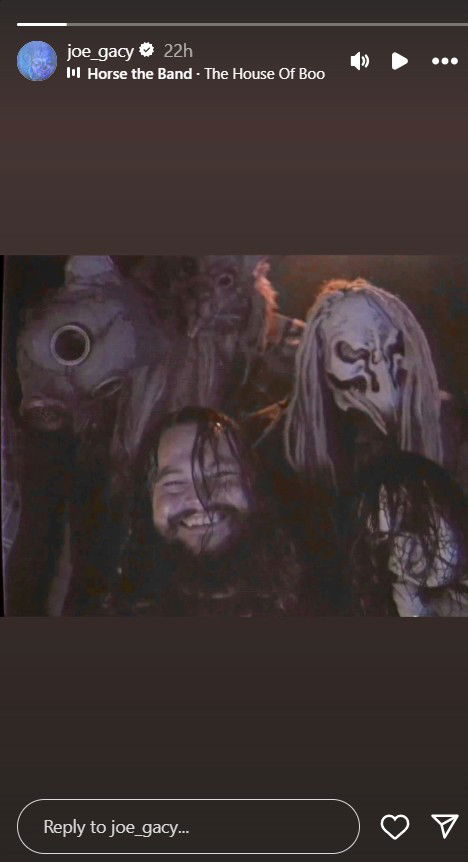 Joe Gacy shares a Wyatt Sicks post on his March 18 2025 Instagram Story