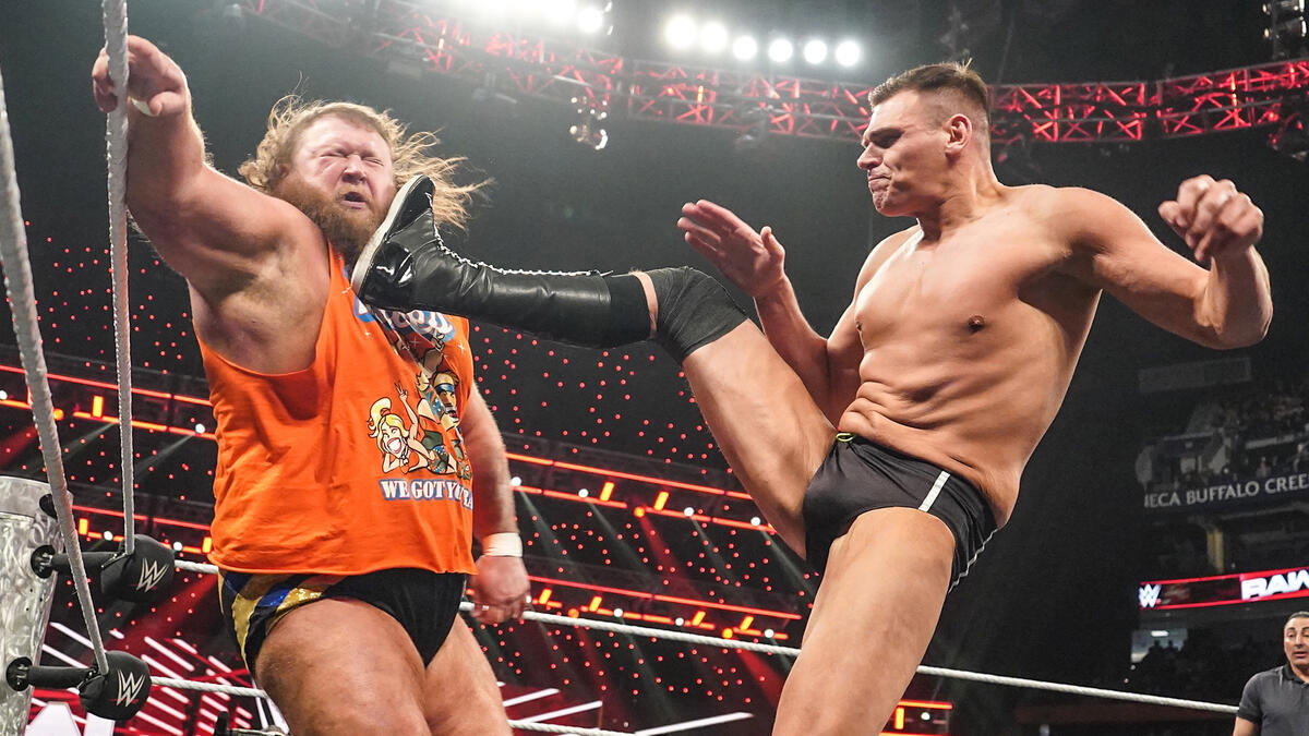 WWE stars Otis and Gunther