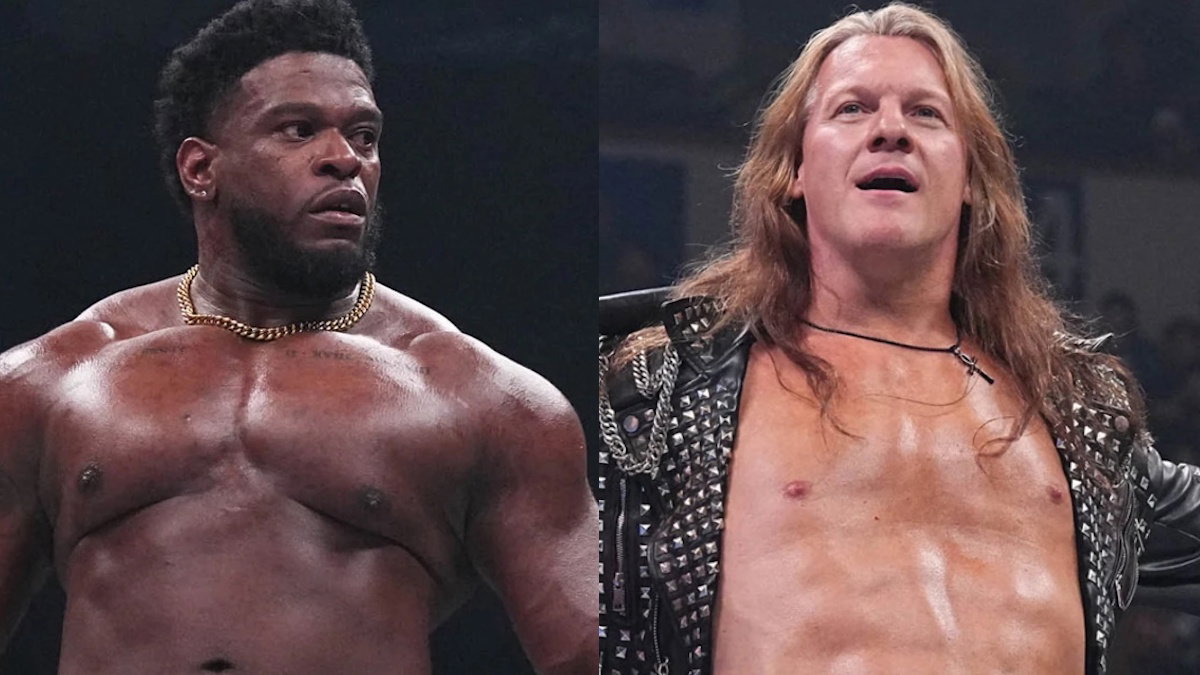 AEW stars Powerhouse Hobbs and Chris Jericho