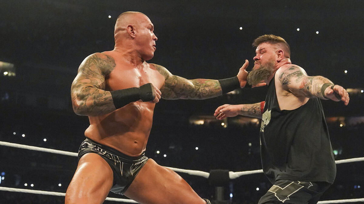 WWE stars Randy Orton and Kevin Owens