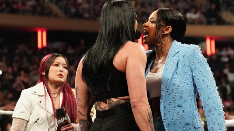 Bianca Belair Calls Out Rhea Ripley & IYO SKY After WWE Raw Confrontation