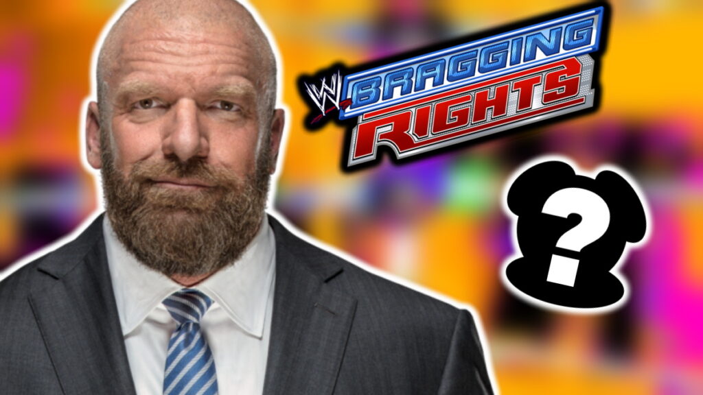Triple H and WWE Bragging Rights logo