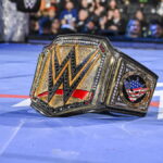 Undisputed WWE Championship in the ring