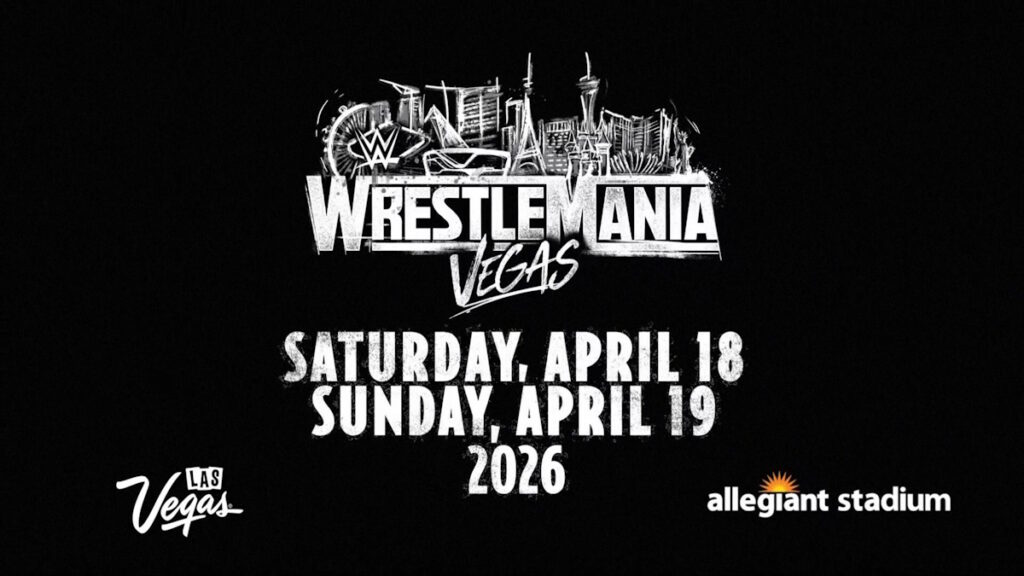 WWE WrestleMania 42 logo and dates