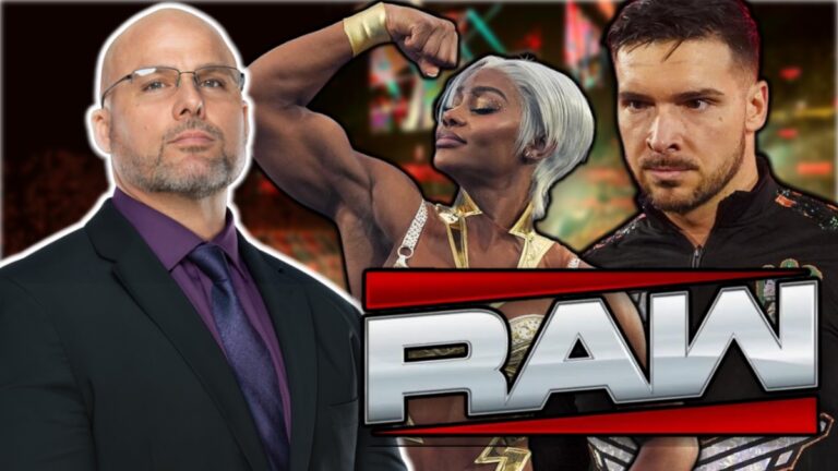 WWE NXT star Ethan Page, SmackDown's Jade Cargill and Raw GM Adam Pearce