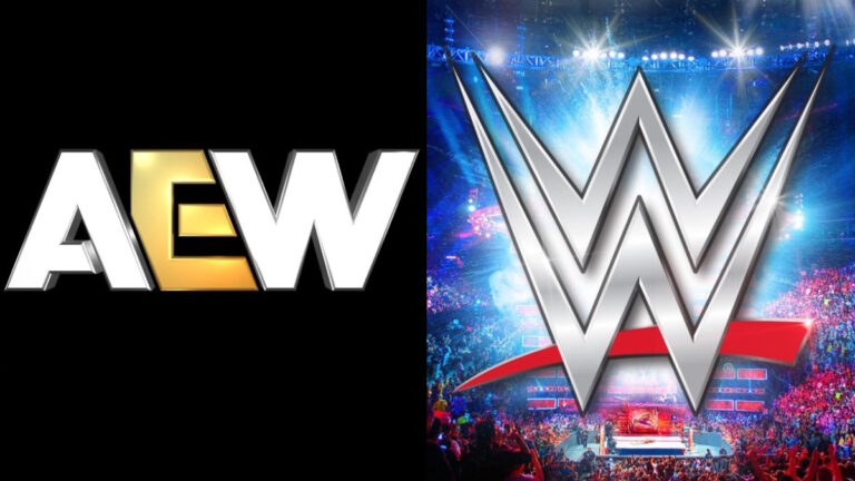 AEW and WWE logos