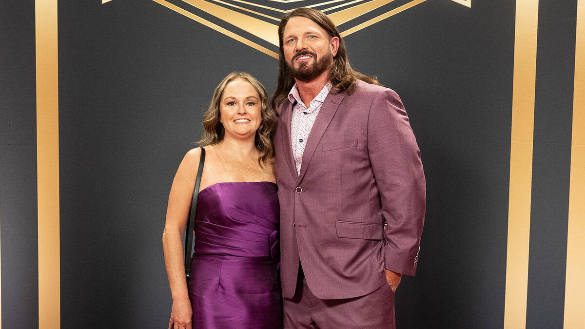 WWE star AJ Styles and wife Wendy