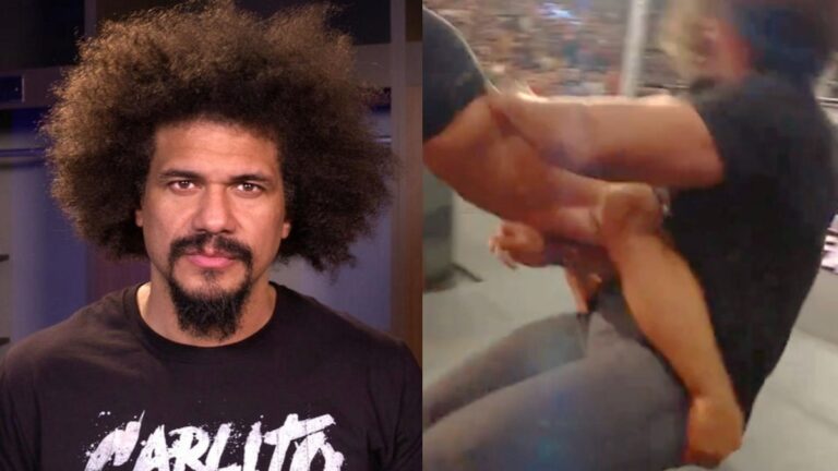 WWE star Carlito alongside viral Bron Breakker spear on Raw
