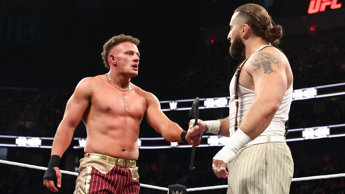 WWE stars Channing 'Stacks' Lorenzo and Tony D'Angelo