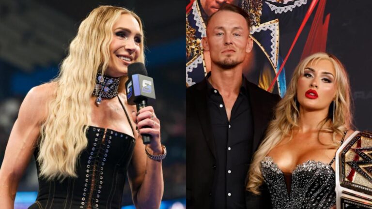 WWE stars Charlotte Flair, Ludwig Kaiser and Tiffany Stratton