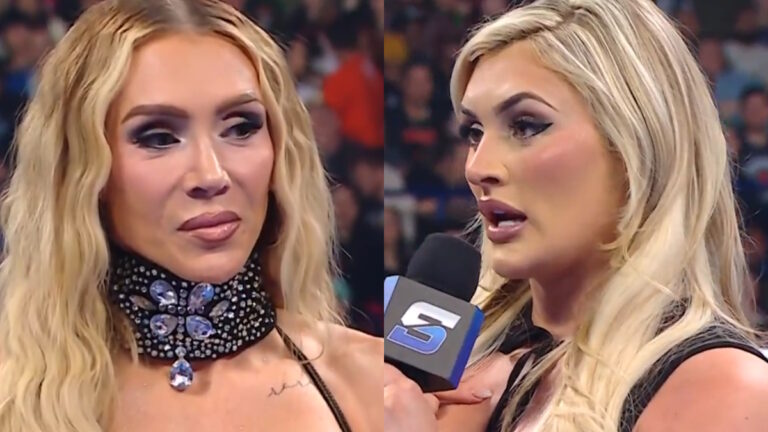 WWE stars Charlotte Flair and Tiffany Stratton