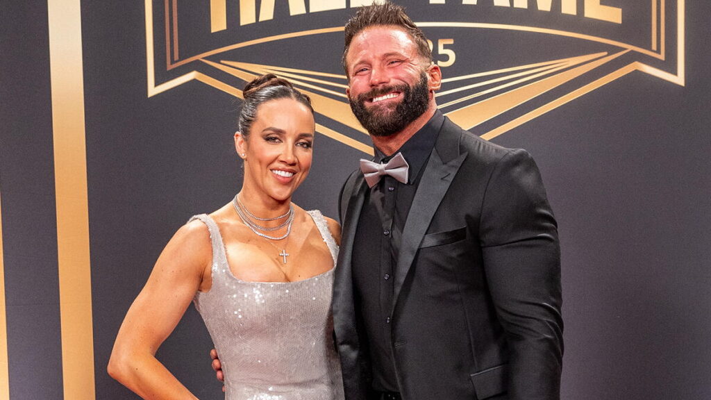 Chelsea Green and Matt Cardona at WWE Hall of Fame