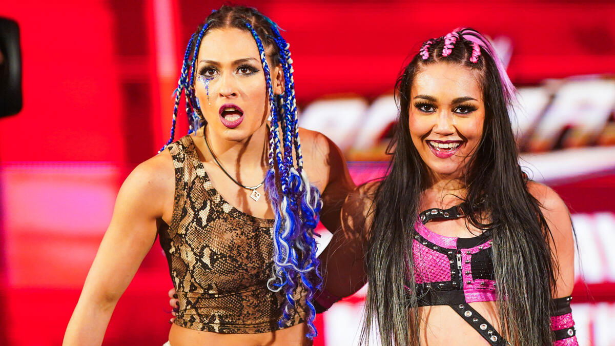 WWE stars Giulia and Roxanne Perez