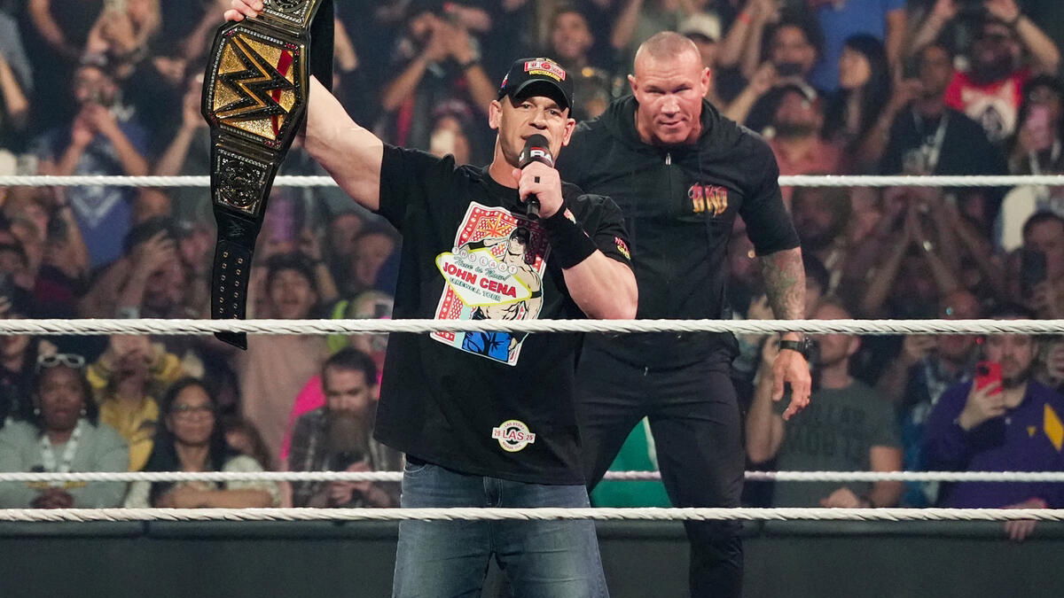 WWE Champion John Cena and Randy Orton