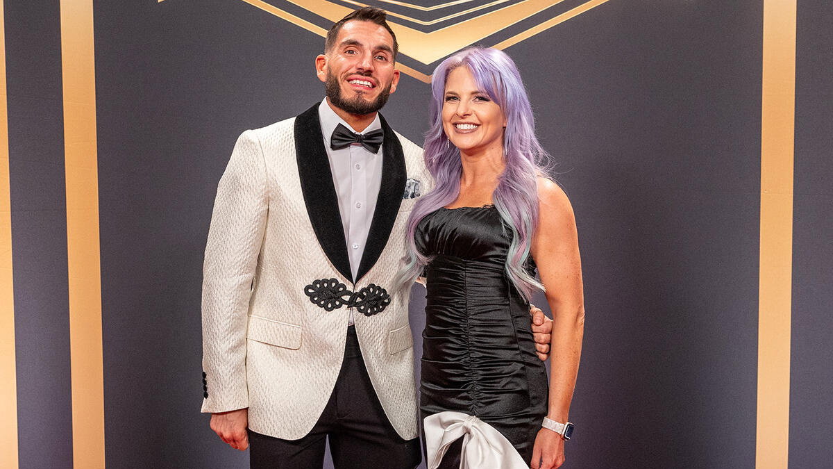 WWE stars Johnny Gargano and Candice LeRae
