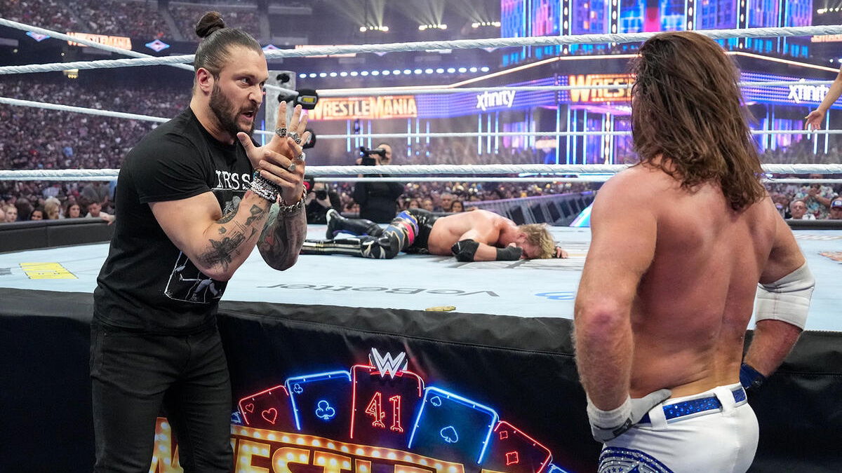 WWE stars Karrion Kross and AJ Styles