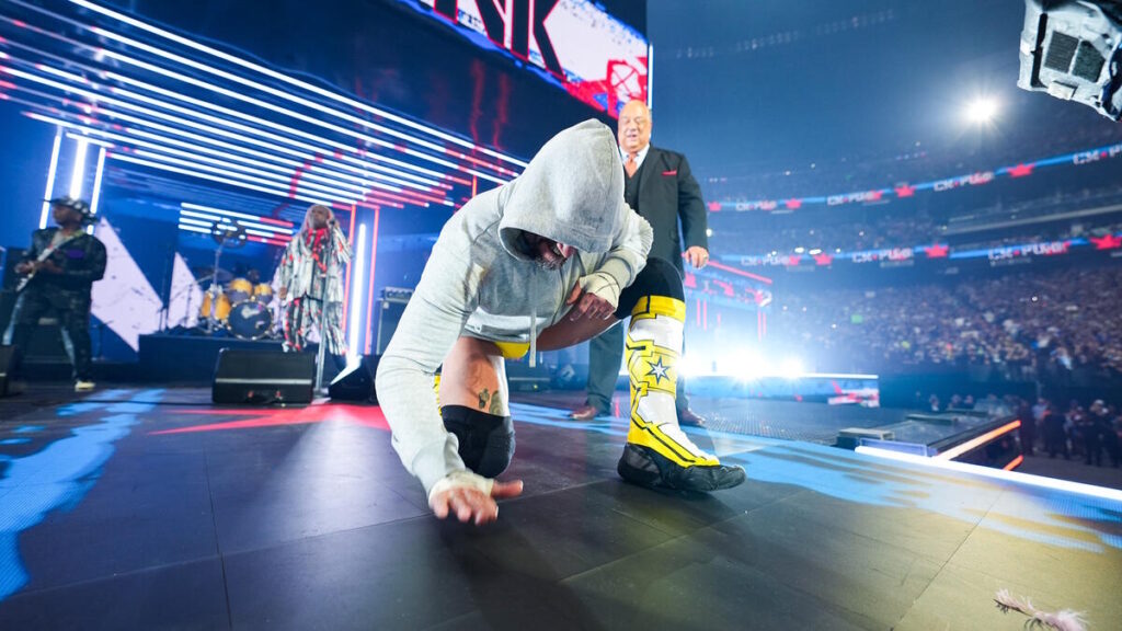 CM Punk's entrance at WrestleMania 41
