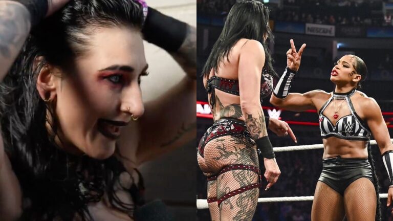 Rhea Ripley and Bianca Belair WWE Raw March 31