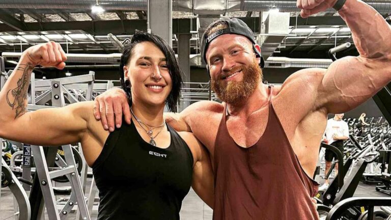 WWE's Rhea Ripley and AEW's Buddy Matthews (Credit: IG/Buddy Matthews)