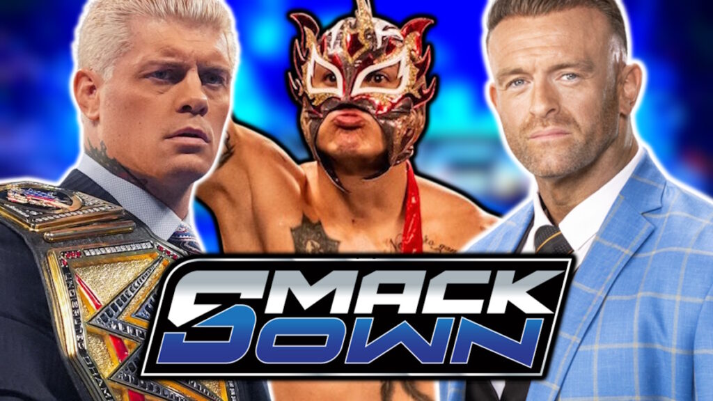 WWE Champion Cody Rhodes, Rey Fenix and Nick Aldis