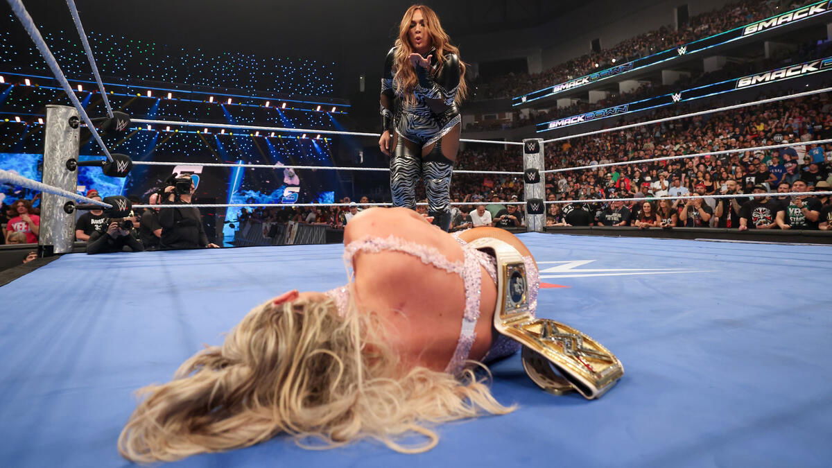 WWE stars Tiffany Stratton and Nia Jax