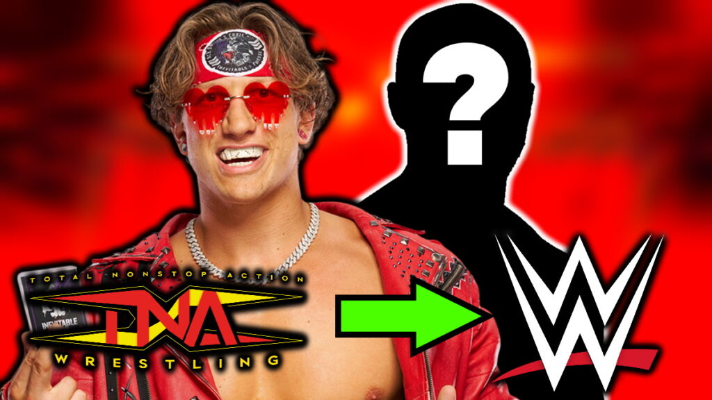 TNA Wrestling and WWE logos with Ace Austin