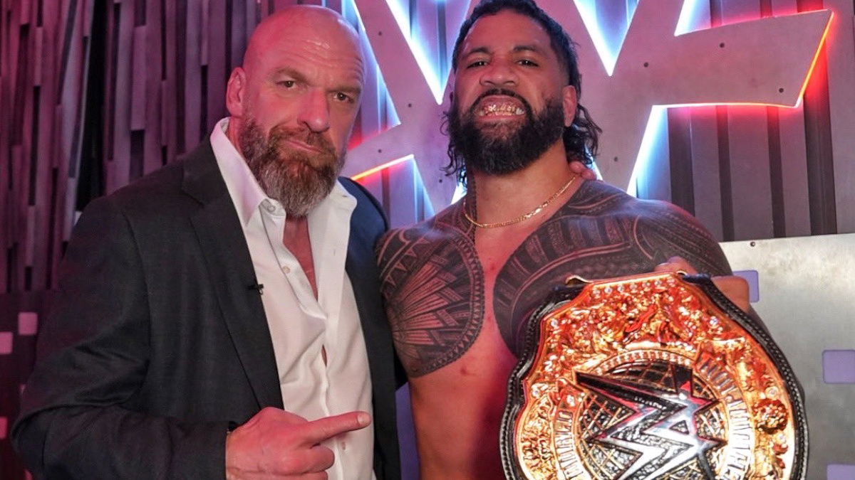 Triple H Reacts To Jey Uso Winning World Heavyweight Championship At WWE WrestleMania 41