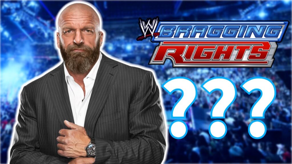 Triple H and WWE Bragging Rights logo