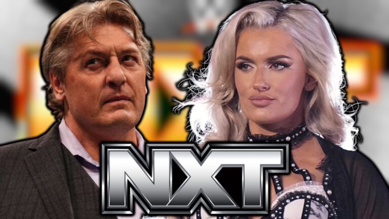 WWE NXT logo, William Regal and Mariah May