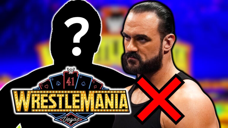 WWE WrestleMania 41 logo and Drew McIntyre