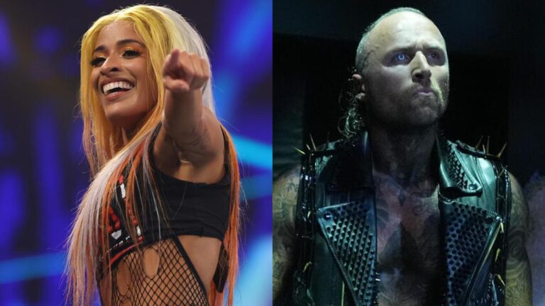 WWE stars Zelina Vega and Aleister Black