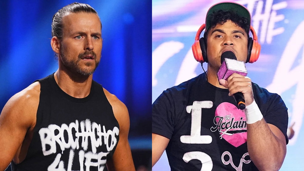 AEW stars Adam Cole and Max Caster
