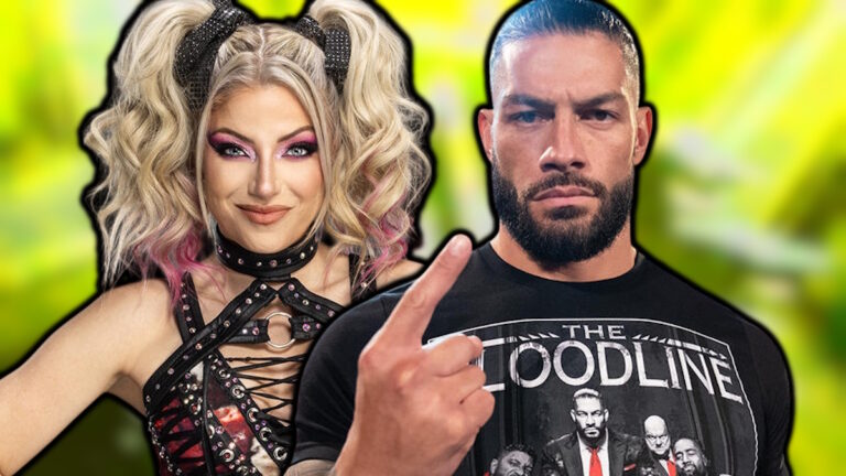 WWE star Alexa Bliss and Roman Reigns