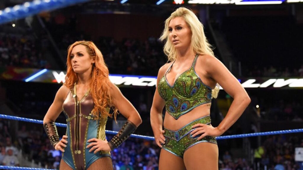 Becky Lynch and Charlotte Flair