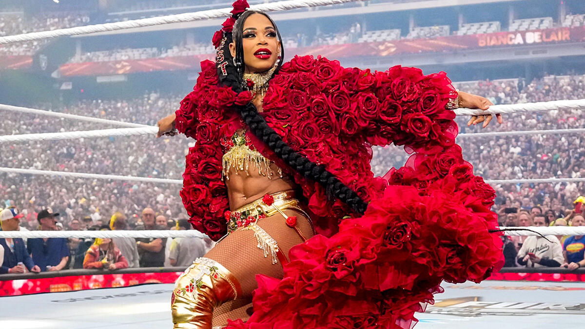 WWE star Bianca Belair at WrestleMania 41