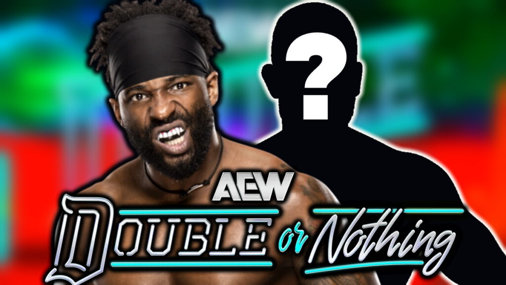 AEW Double or Nothing logo and Cedric Alexander
