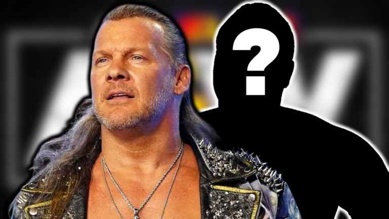 AEW logo and Chris Jericho