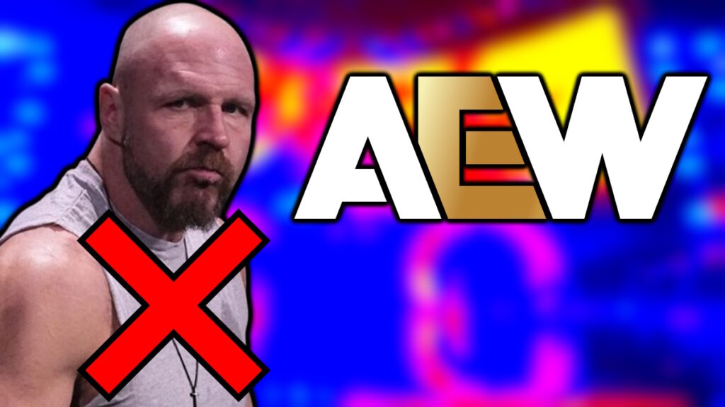 Jon Moxley and AEW logo