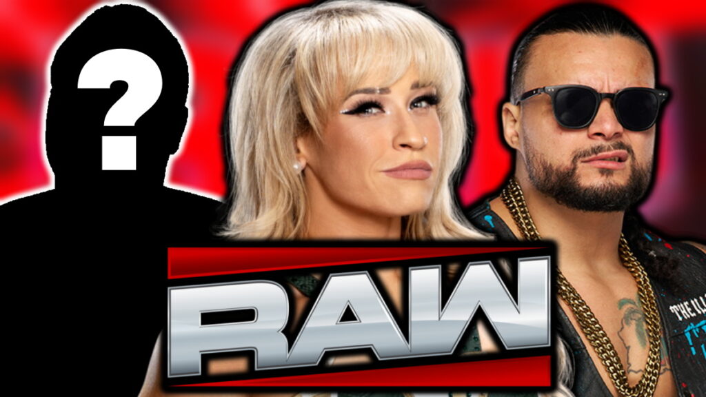 WWE Raw logo Jordynne Grace and Mike Santana