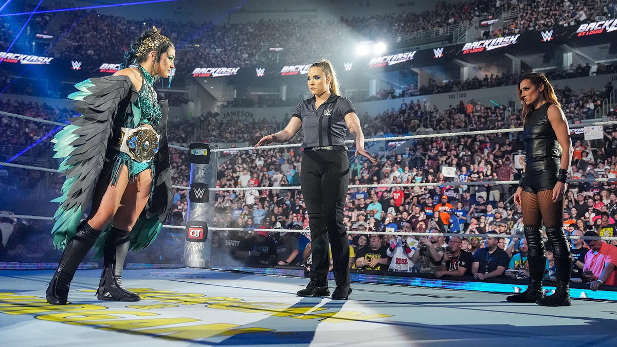 WWE stars Lyra Valkyria and Becky Lynch