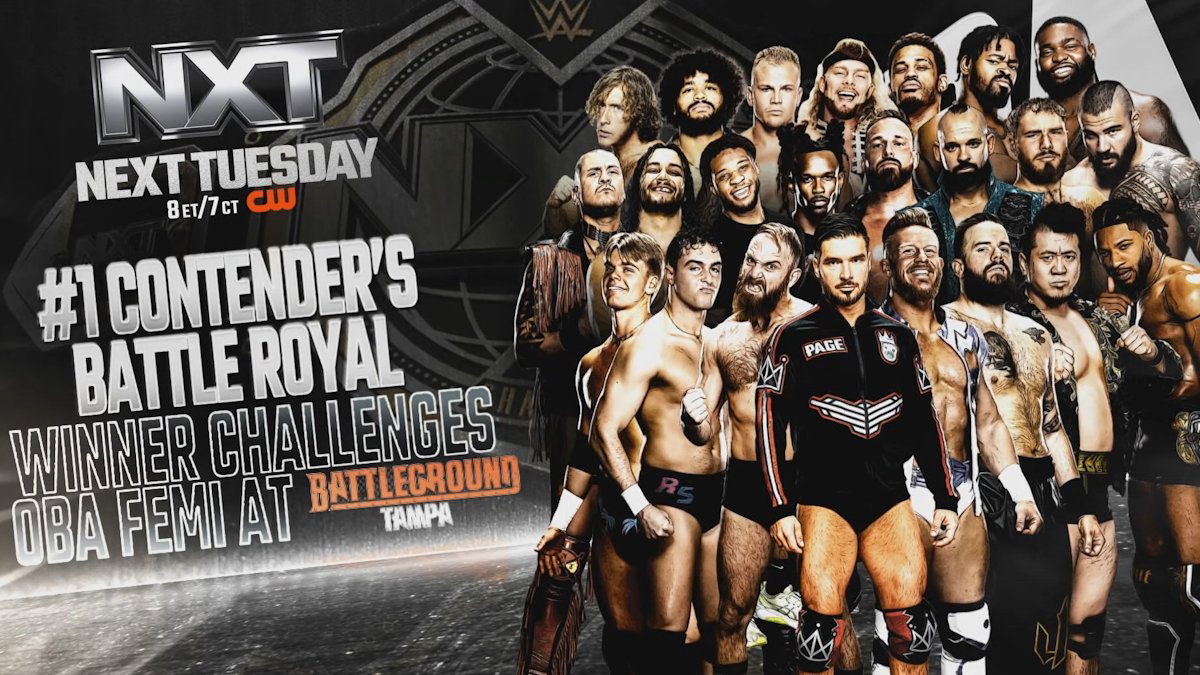 WWE NXT Battle Royal Lineup