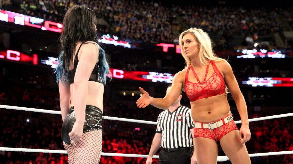 WWE stars Paige and Charlotte Flair