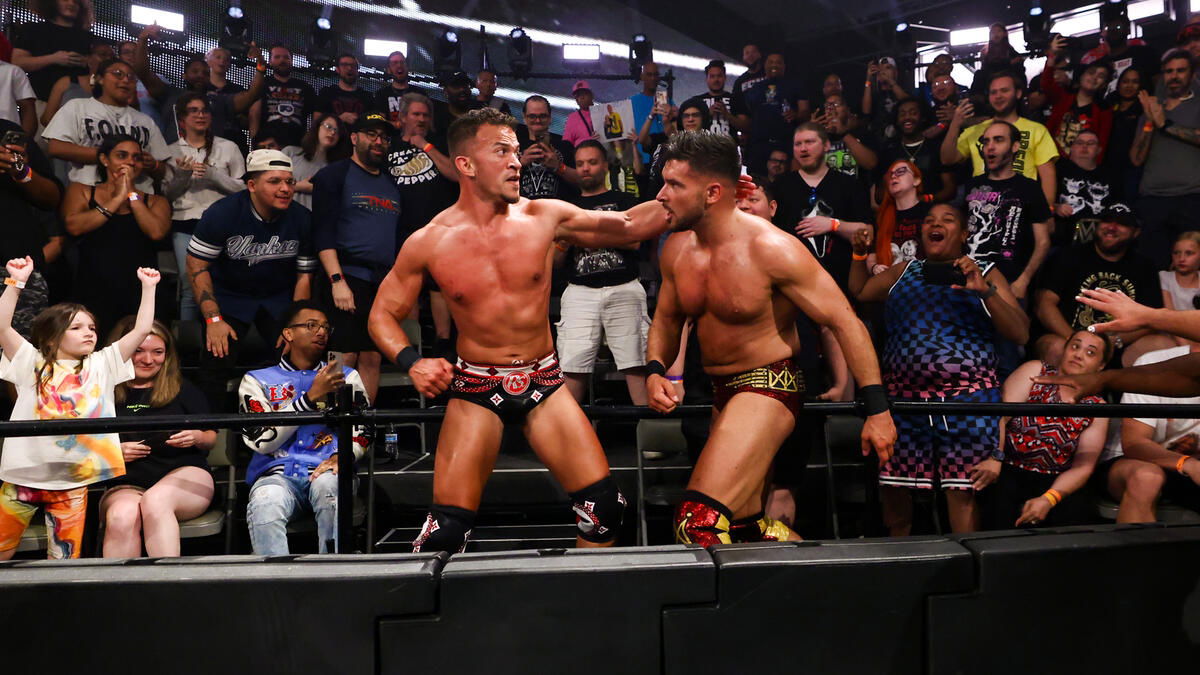 WWE stars Ricky Saints and Ethan Page