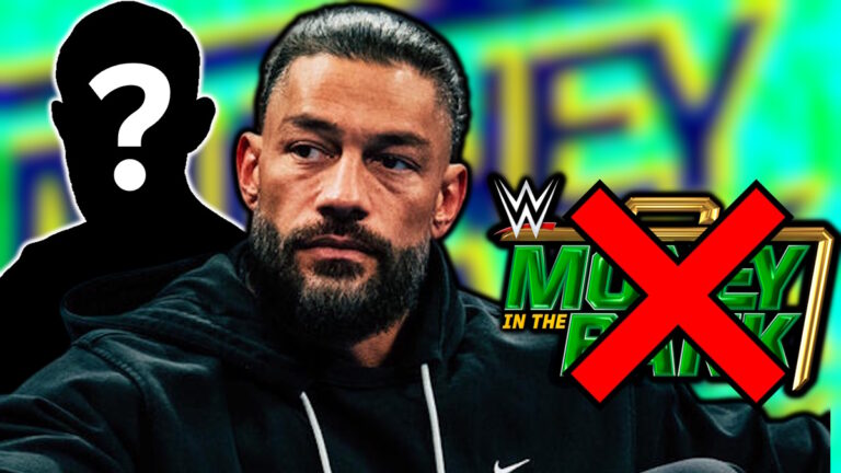 WWE Money in the Bank logo and Roman Reigns