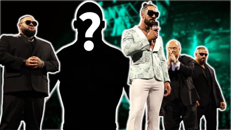 WWE's Seth Rollins, Bron Breakker, Bronson Reed and Paul Heyman