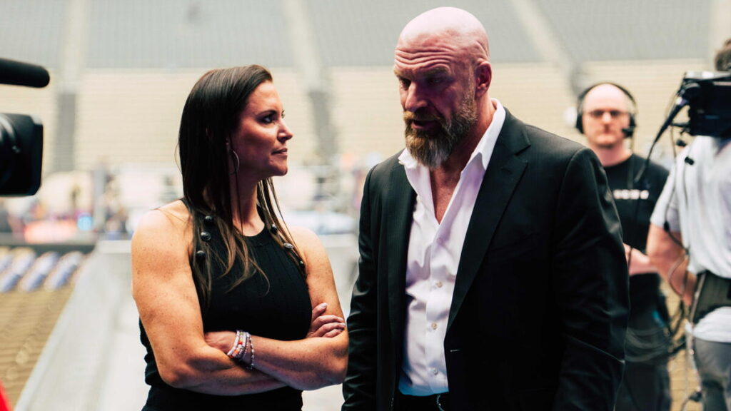 WWE's Triple H and Stephanie McMahon