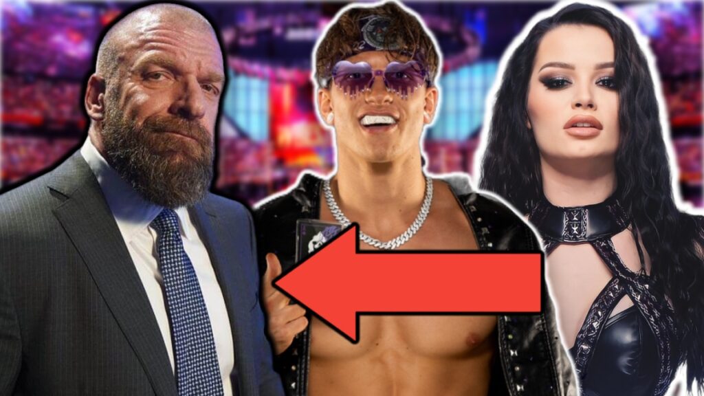 WWE CCO Triple H with Ace Austin and Saraya
