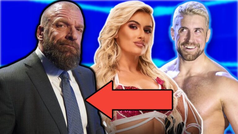 WWE CCO Triple H with Mariah May and Joe Hendry