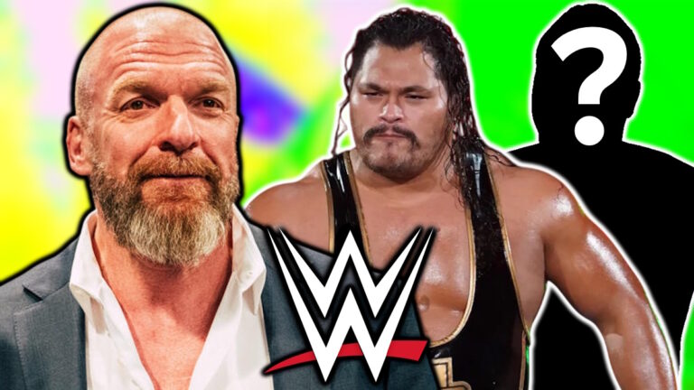 Triple H, WWE logo and Jeff Cobb