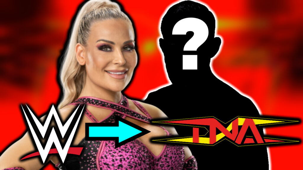 WWE and TNA Wrestling logos with Natalya